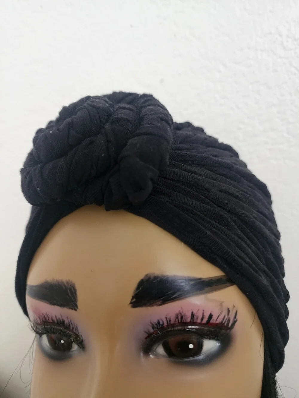 2 For $16 New Black Braided Faux Turban Head Wrap
